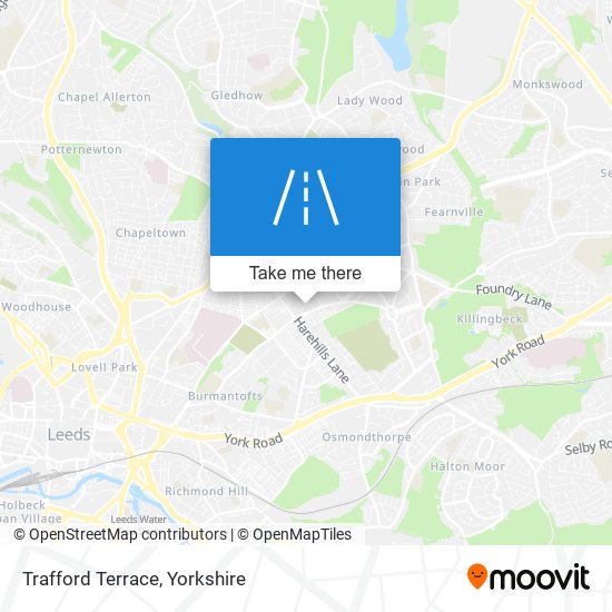 Trafford Terrace map