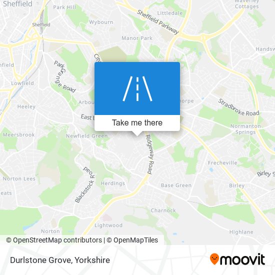 Durlstone Grove map