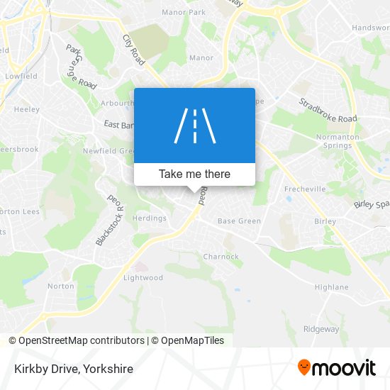 Kirkby Drive map