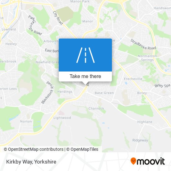 Kirkby Way map