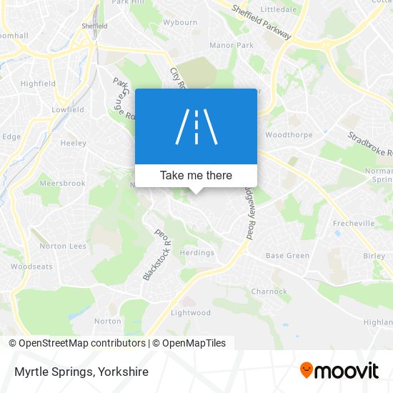 Myrtle Springs map