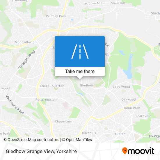 Gledhow Grange View map