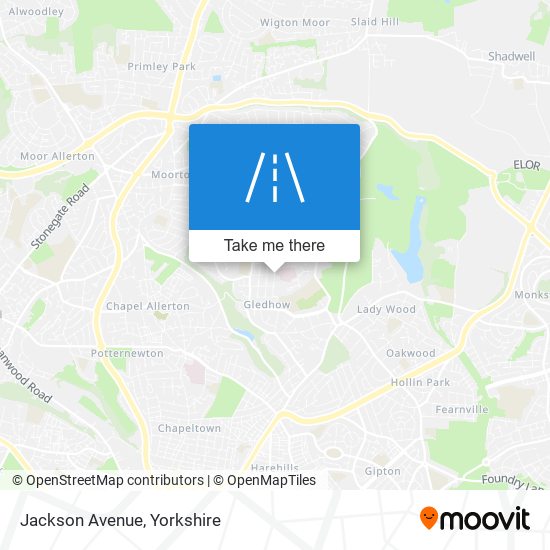 Jackson Avenue map