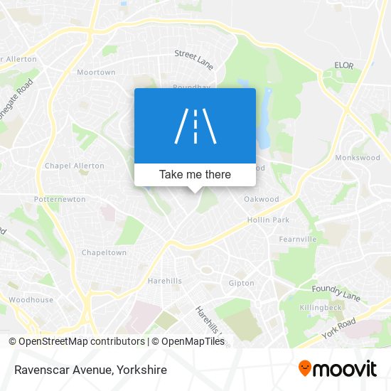 Ravenscar Avenue map