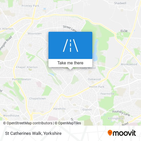 St Catherines Walk map