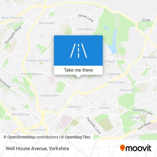 Well House Avenue map