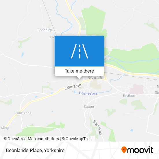 Beanlands Place map