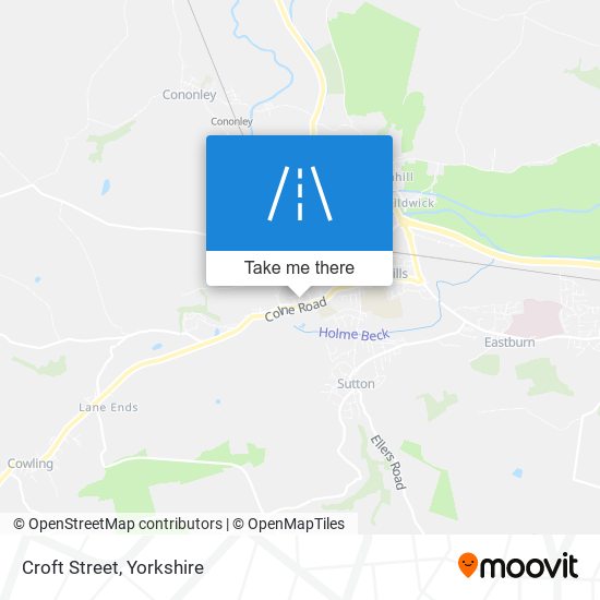 Croft Street map