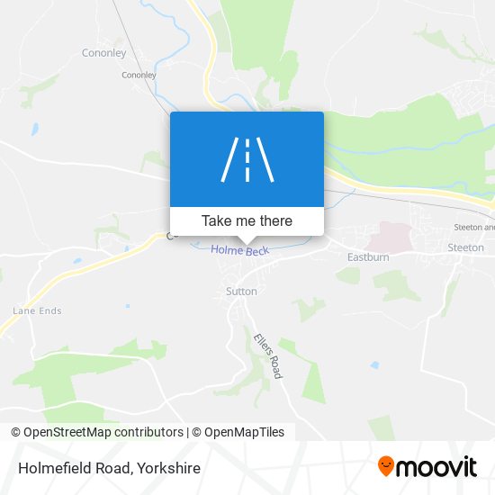 Holmefield Road map