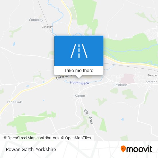 Rowan Garth map