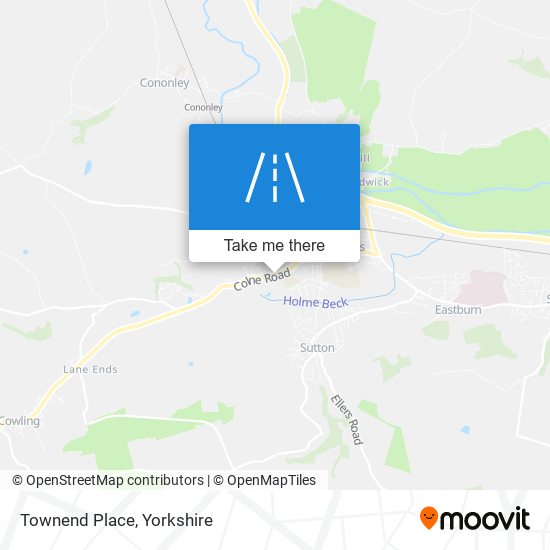 Townend Place map
