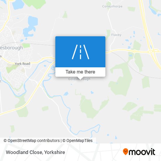 Woodland Close map