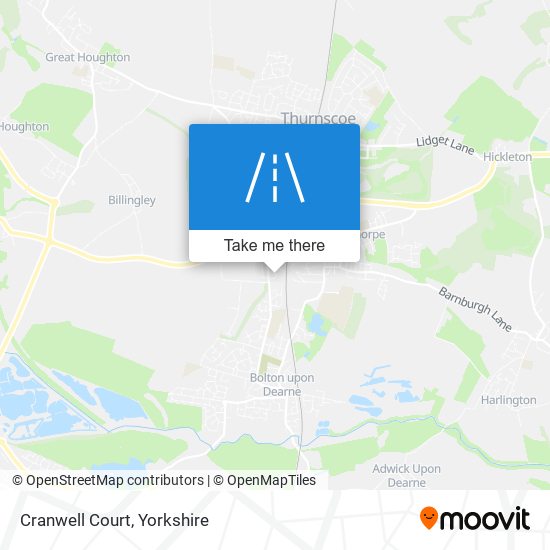 Cranwell Court map