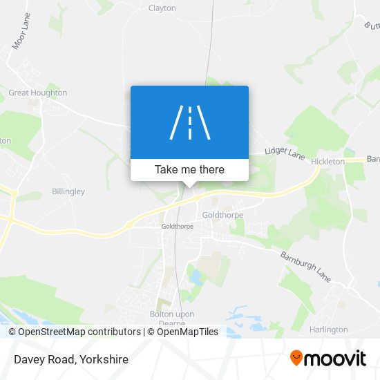 Davey Road map