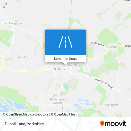 Dunsil Lane map