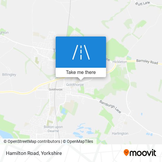 Hamilton Road map