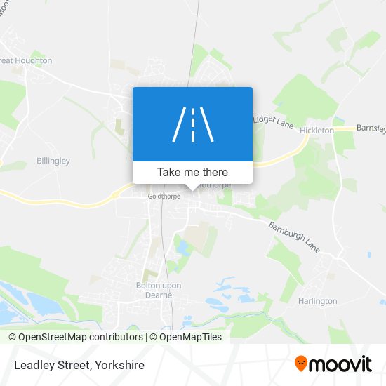 Leadley Street map