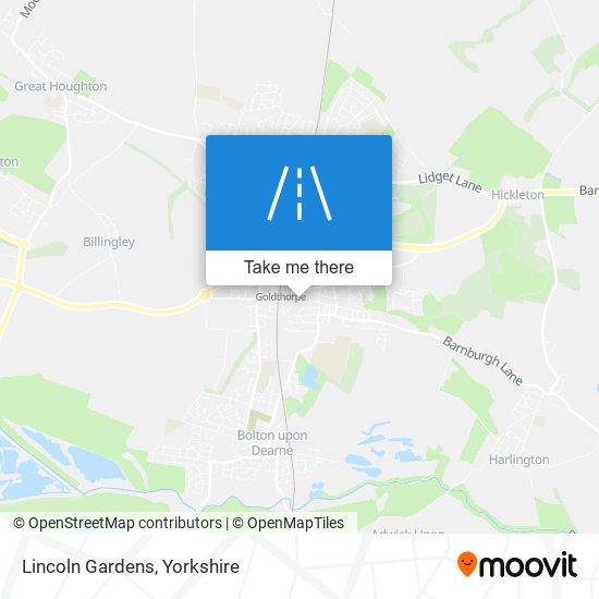Lincoln Gardens map