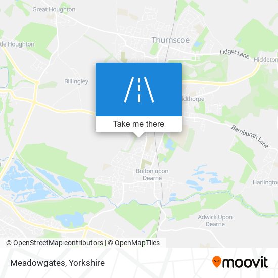 Meadowgates map