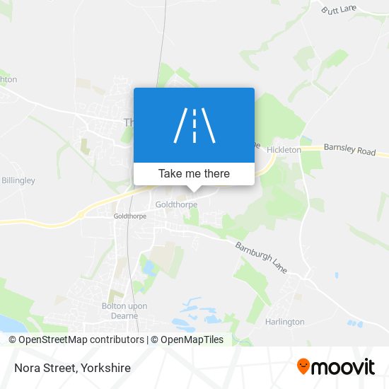 Nora Street map