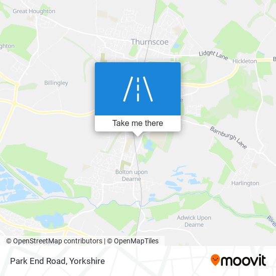 Park End Road map