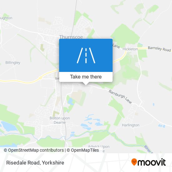 Risedale Road map
