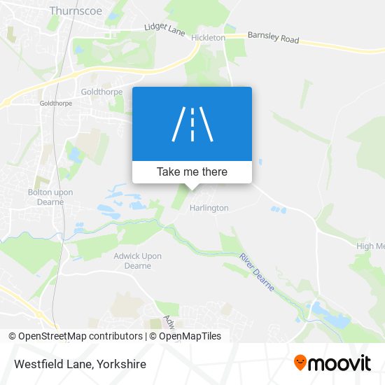 Westfield Lane map
