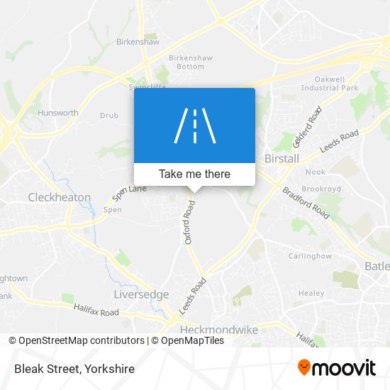 Bleak Street map