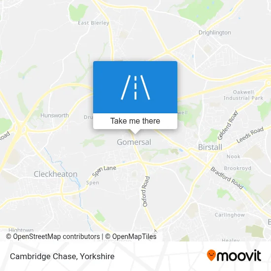 Cambridge Chase map