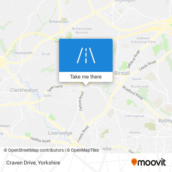 Craven Drive map