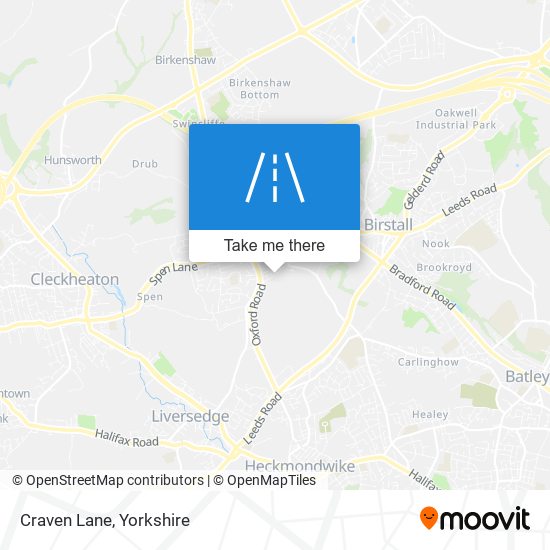 Craven Lane map