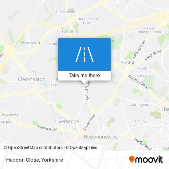 Haddon Close map