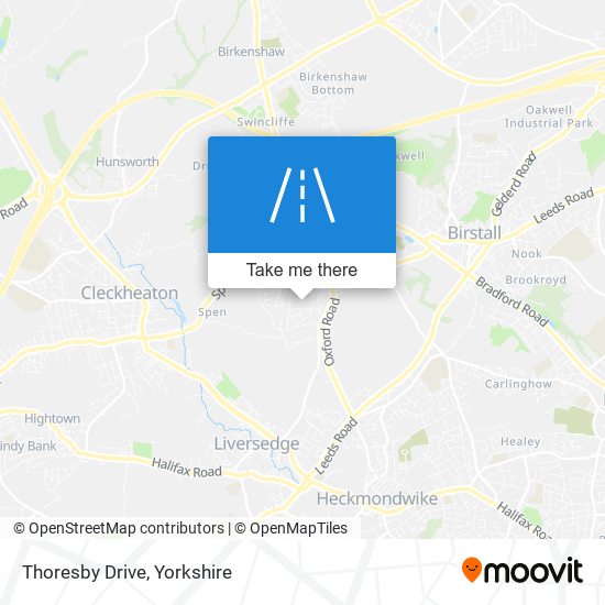Thoresby Drive map
