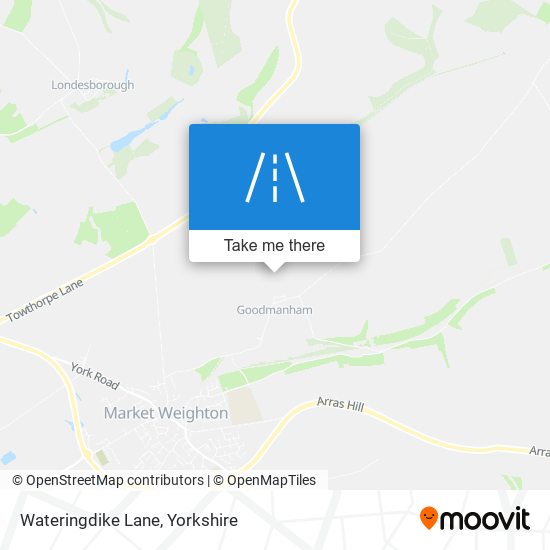 Wateringdike Lane map