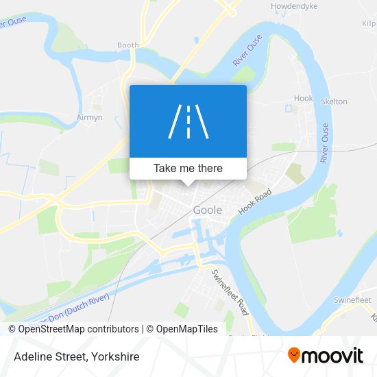 Adeline Street map