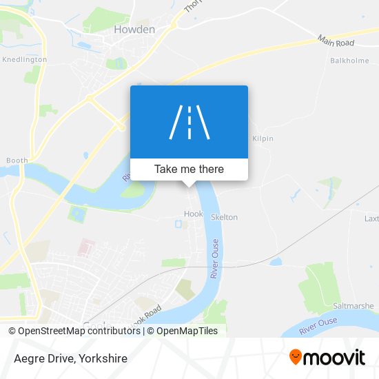 Aegre Drive map