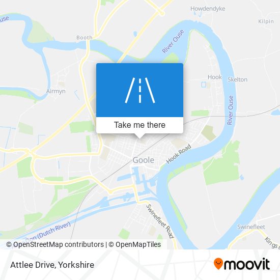Attlee Drive map