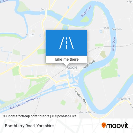 Boothferry Road map