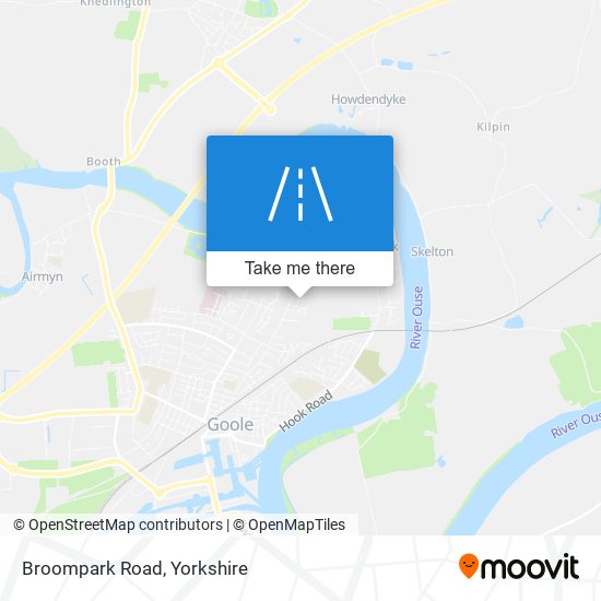 Broompark Road map