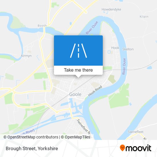 Brough Street map
