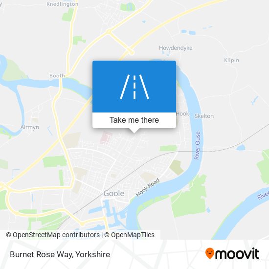 Burnet Rose Way map