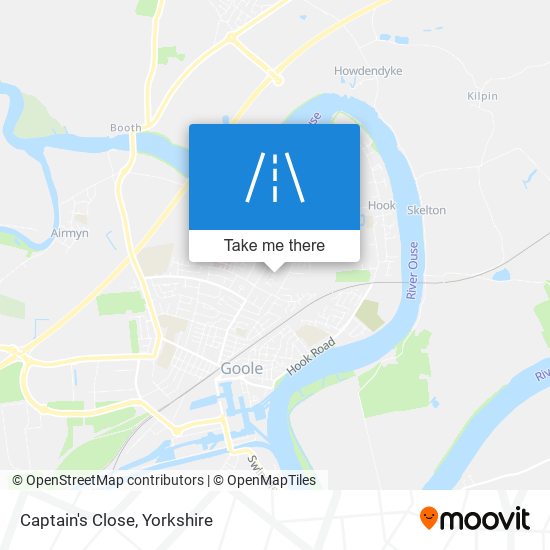 Captain's Close map