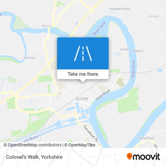 Colonel's Walk map