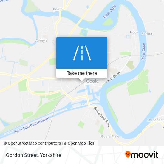 Gordon Street map
