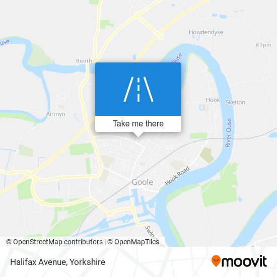 Halifax Avenue map