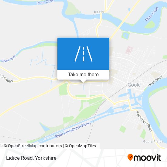 Lidice Road map