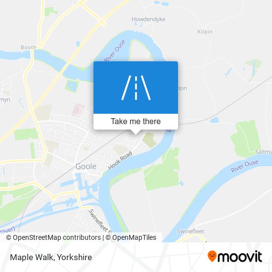 Maple Walk map