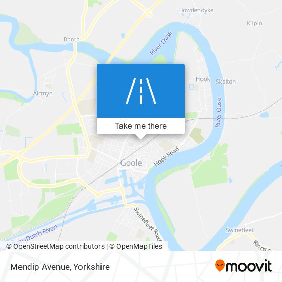 Mendip Avenue map