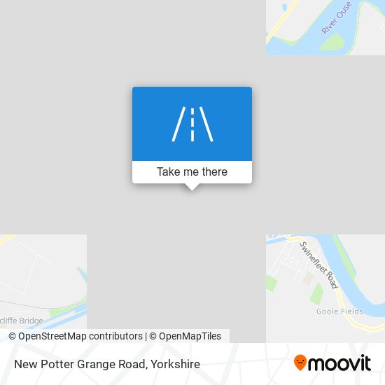 New Potter Grange Road map