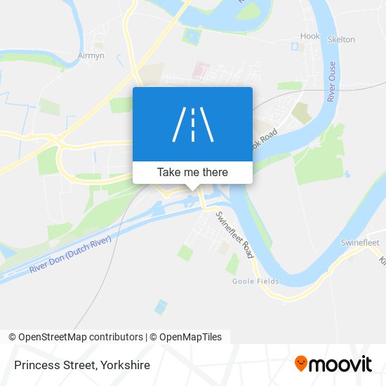 Princess Street map